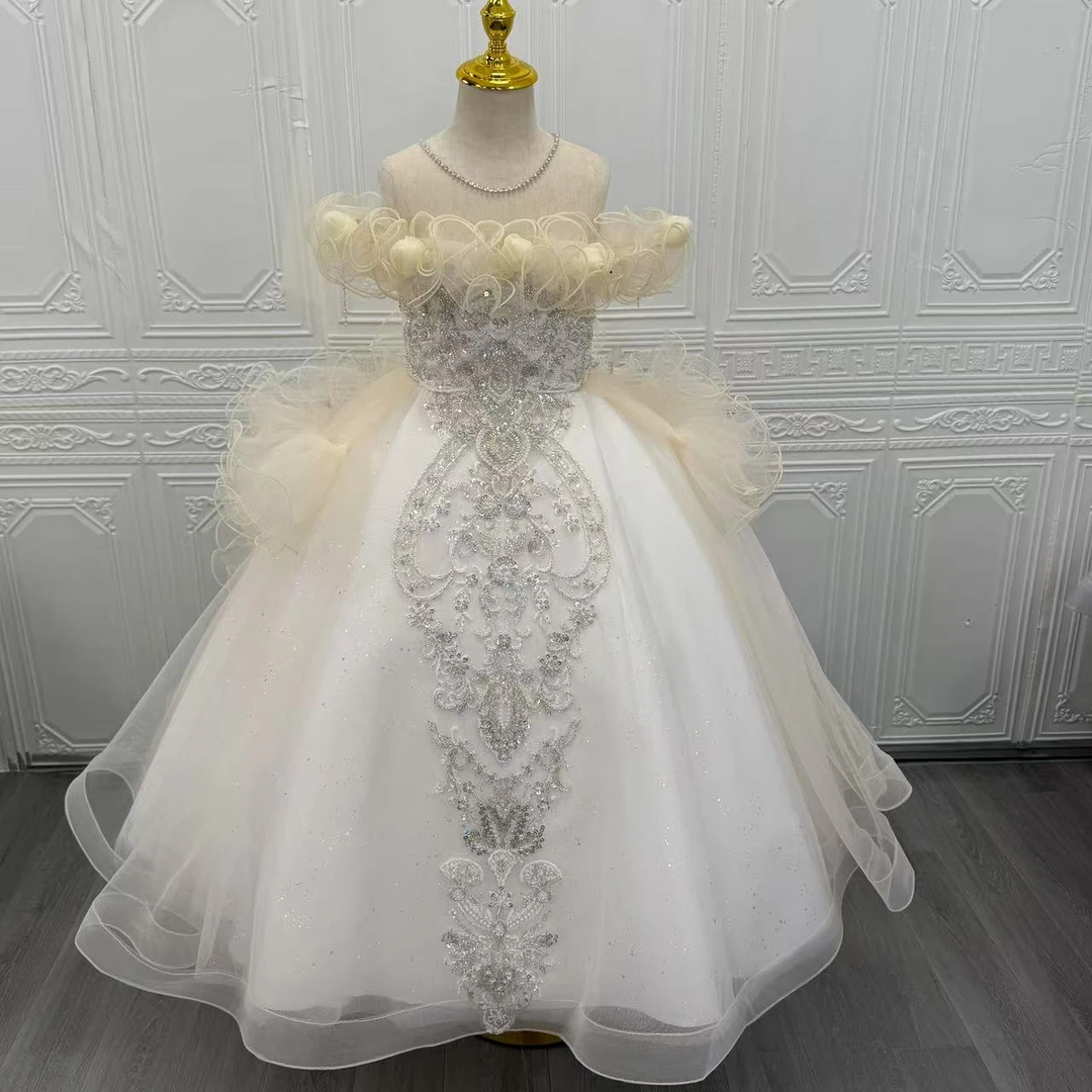 轻奢风公主风蓬蓬裙法式欧美风礼服走秀