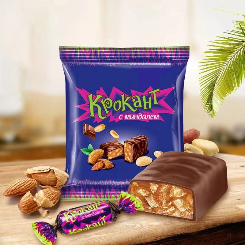 KDV巧克力味夹心糖500克