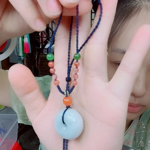 翡翠未镶嵌颈饰多样性发货一件