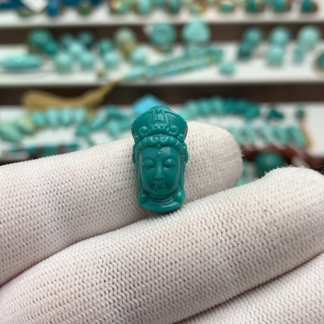 绿松石未镶嵌散珠