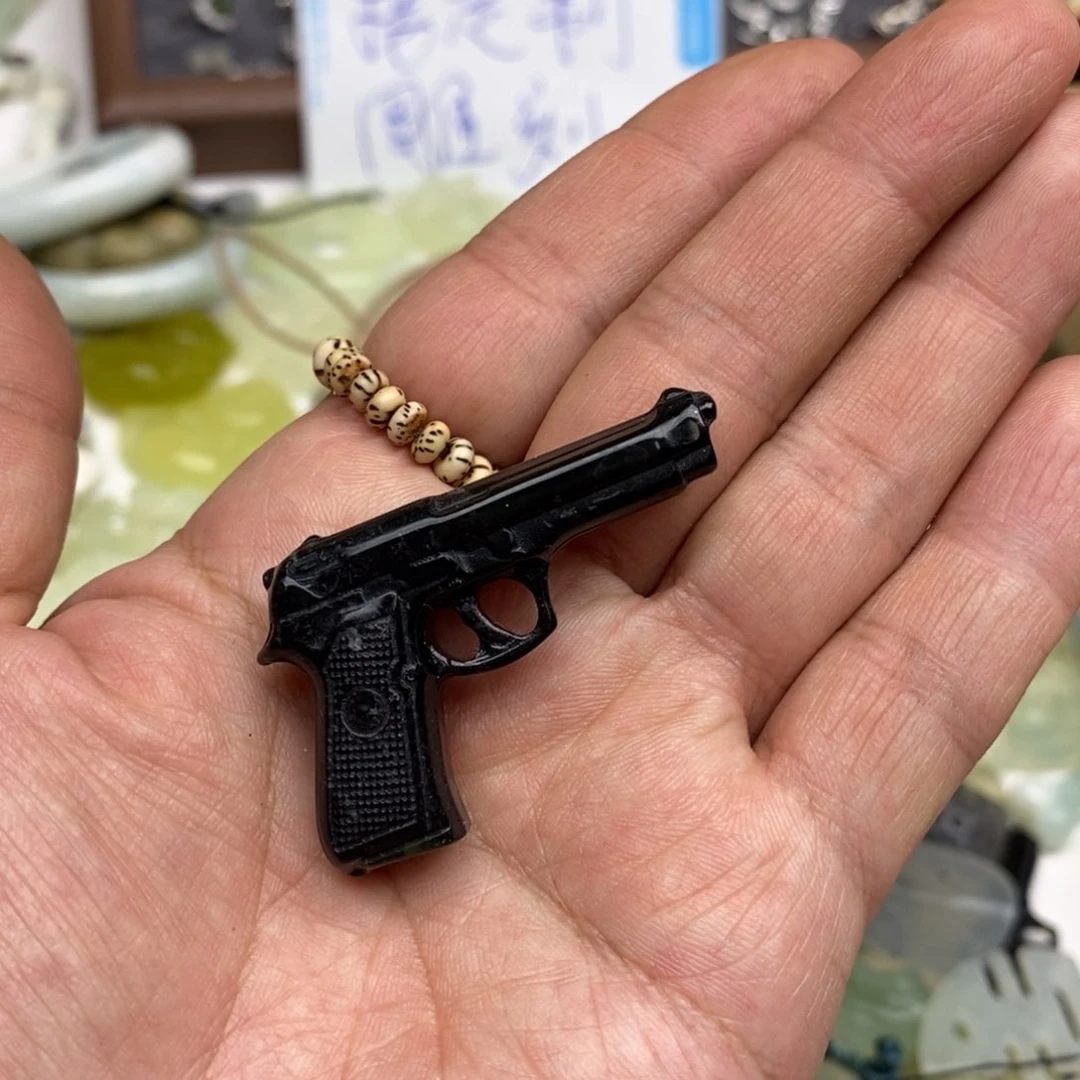 岫玉纯天然岫玉挂件戒指未镶嵌
