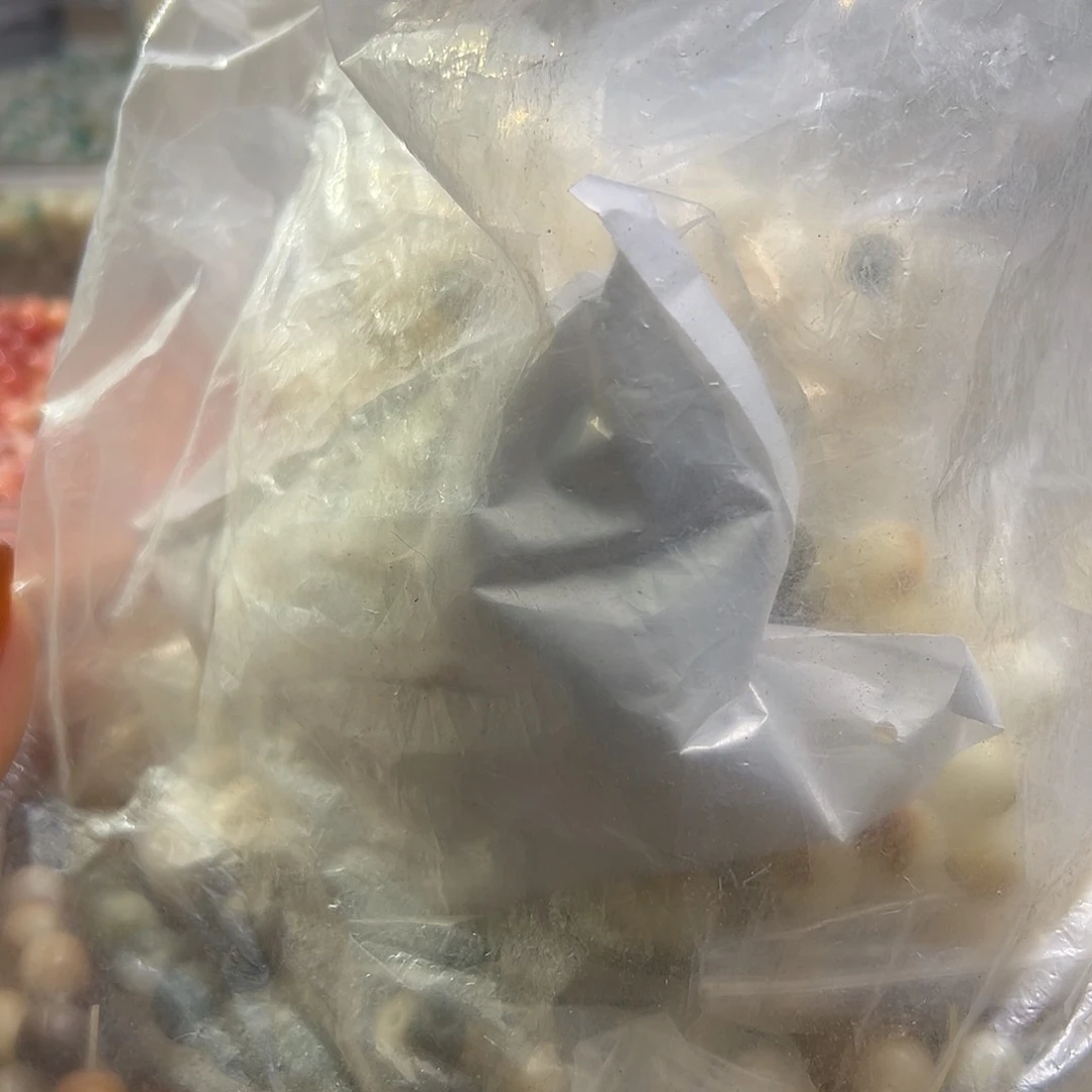 白玉菩提吊坠盛*瑕疵散珠1大包