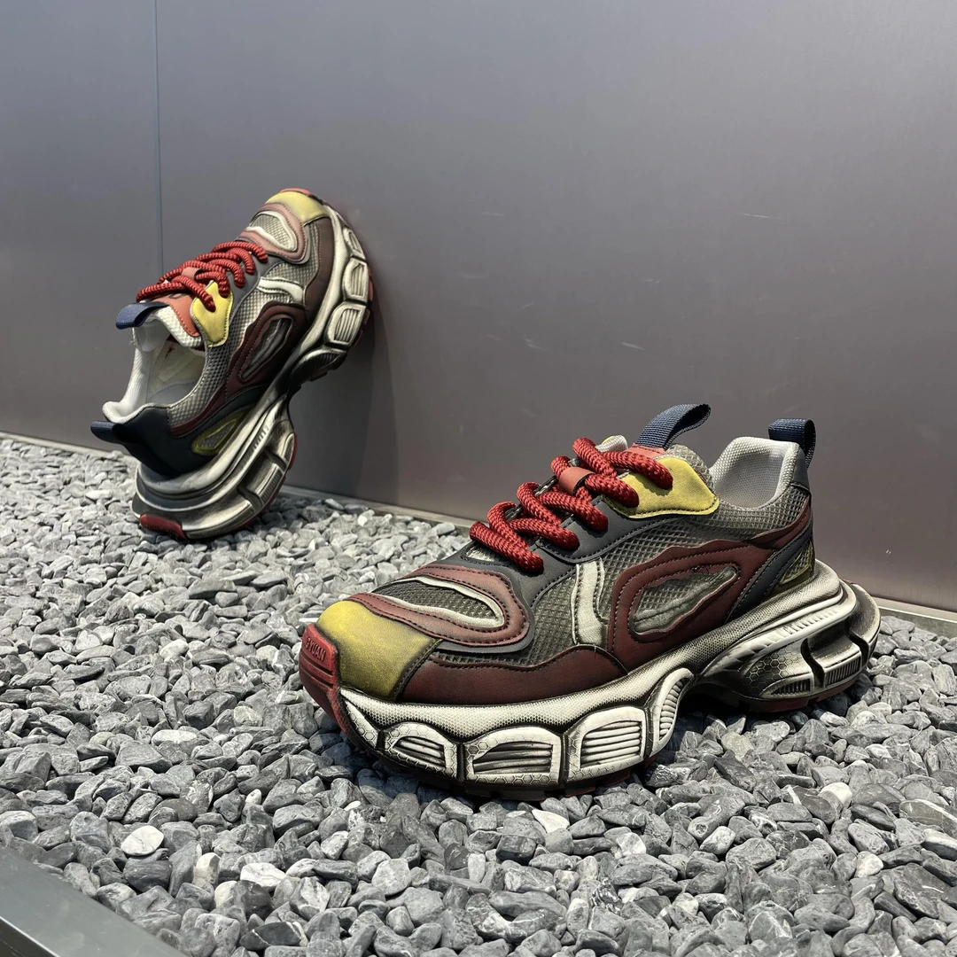 2025夏季新款透气网面厚底增高老爹鞋青少年时尚百搭轻便运动休闲