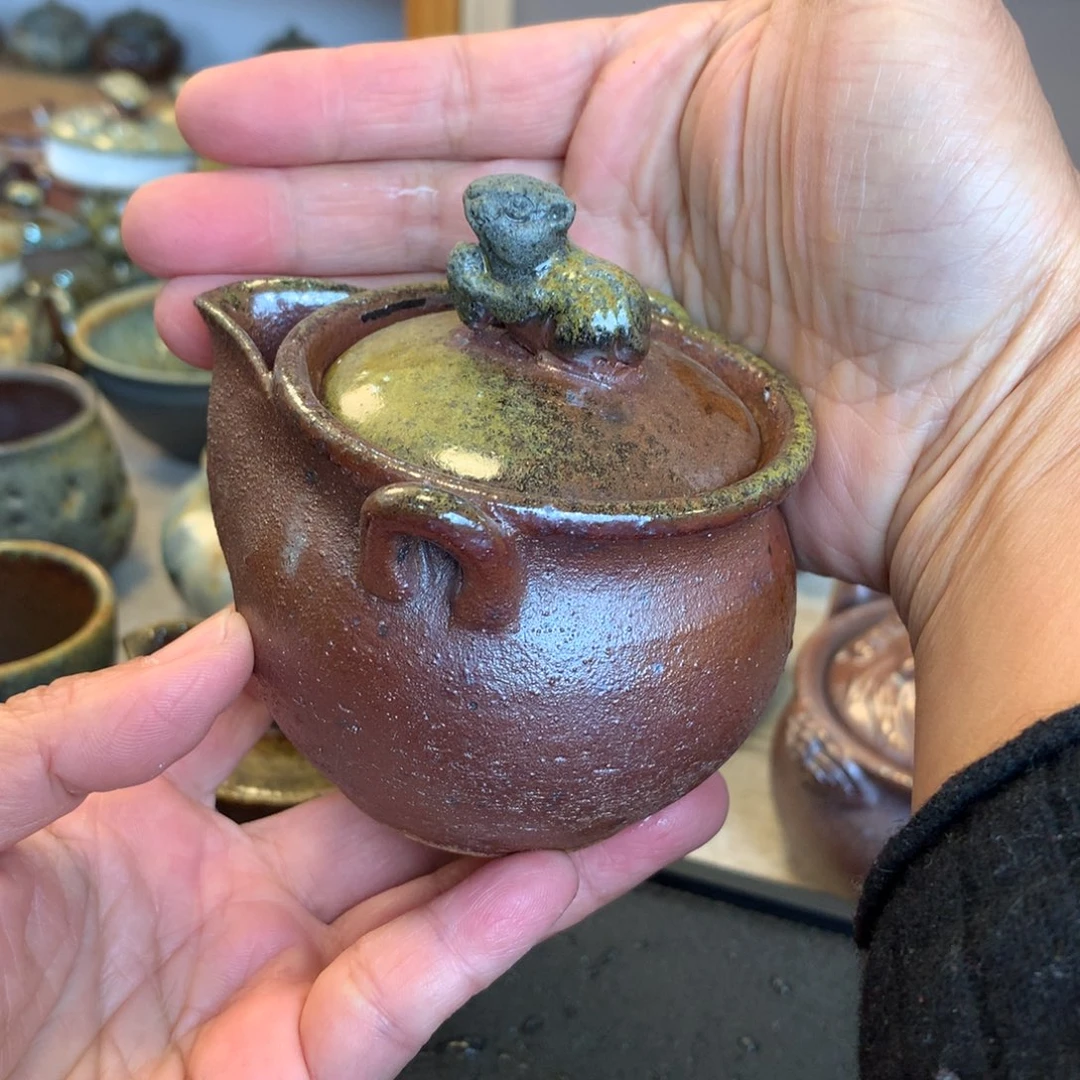 紫砂茶壶纯自然柴烧