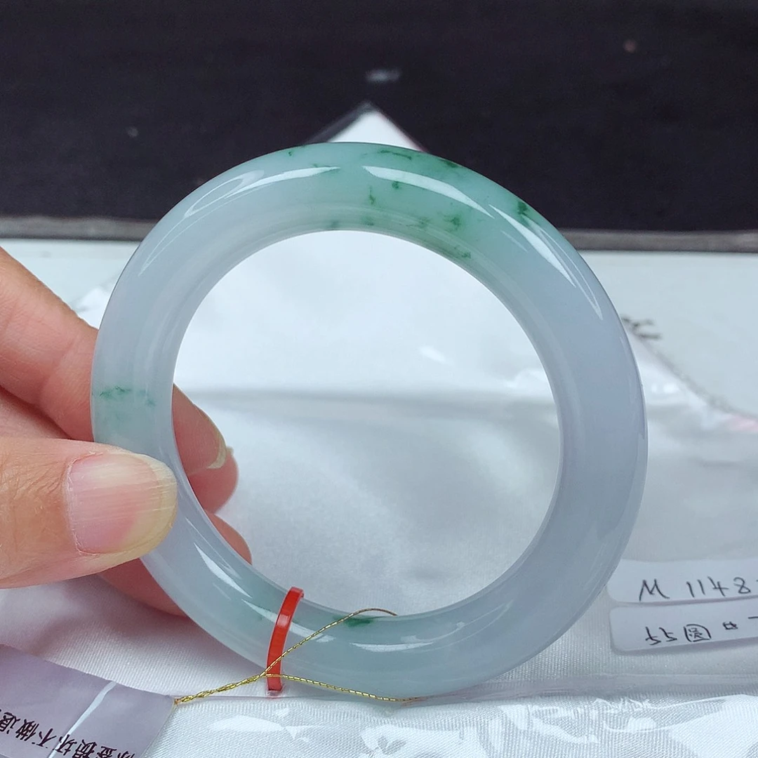 未镶嵌手镯翡翠55圈4821
