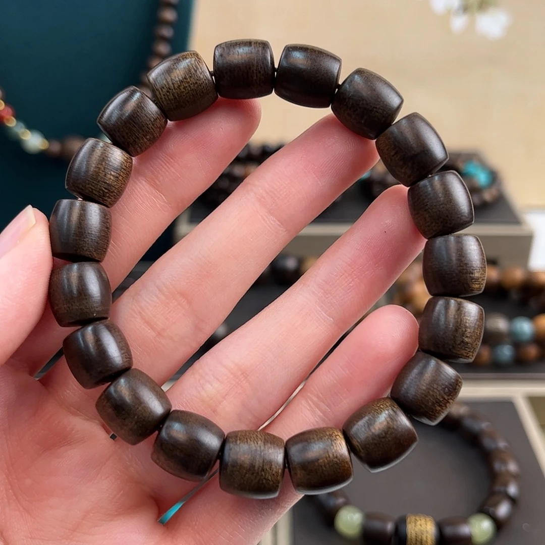 沉香碎屑沉香10mm越南芽庄玉化白奇楠沉水