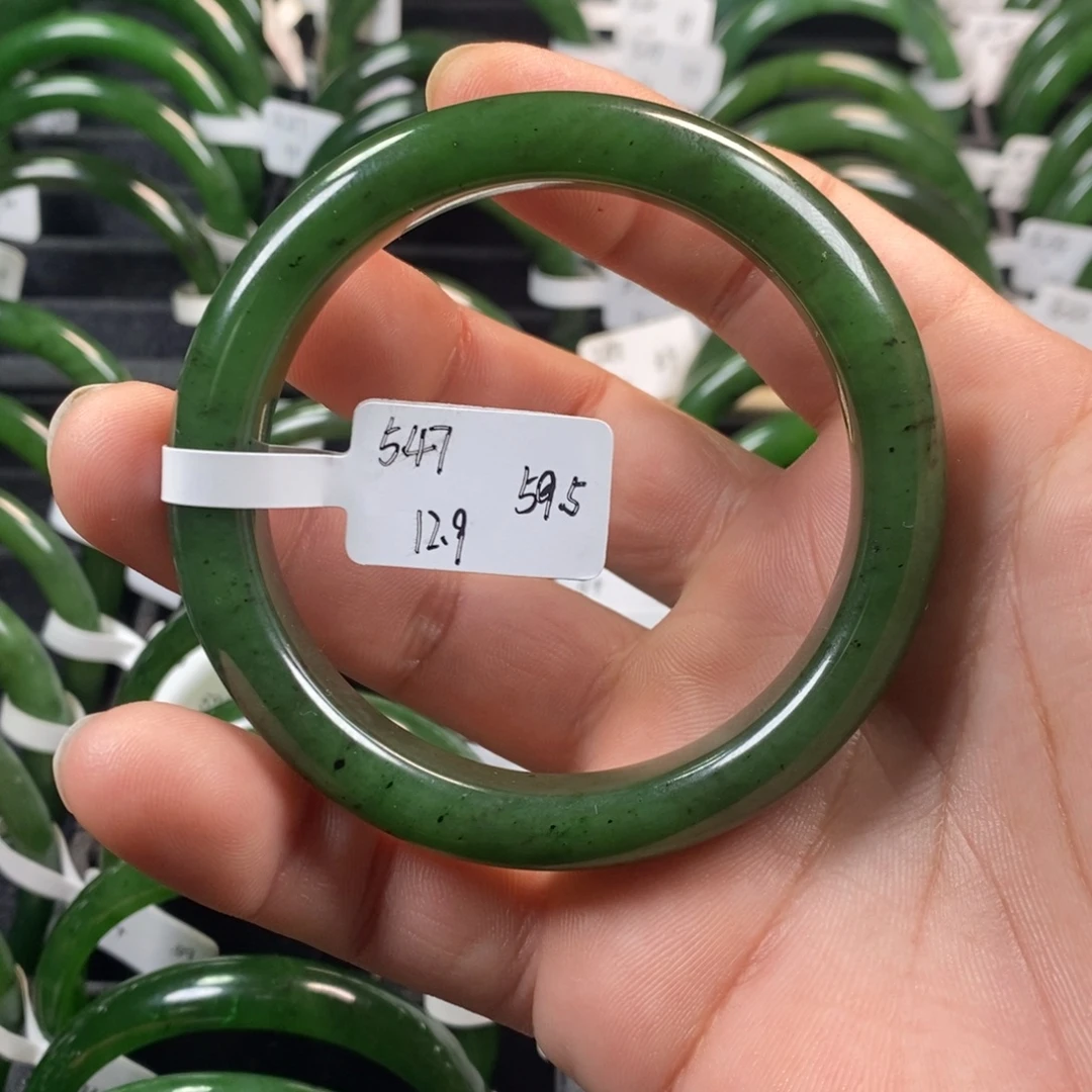 和田玉（碧玉）未镶嵌手镯59