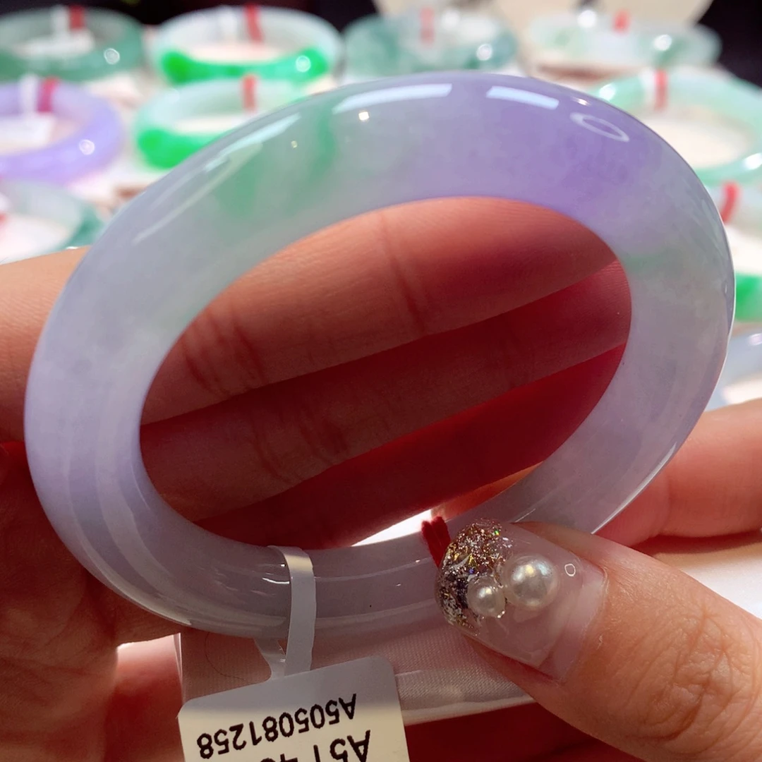 未镶嵌手镯翡翠21号圆条77