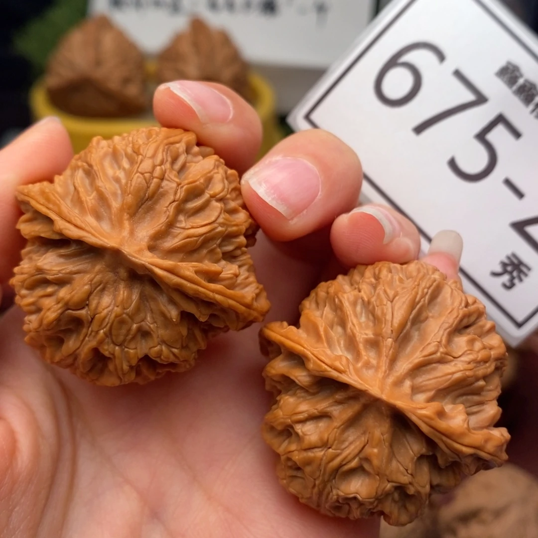 文玩核桃把件苹果哦40……