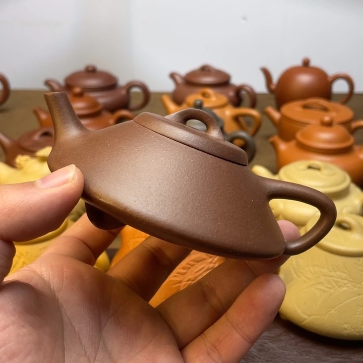 茶壶紫砂半手合瓢