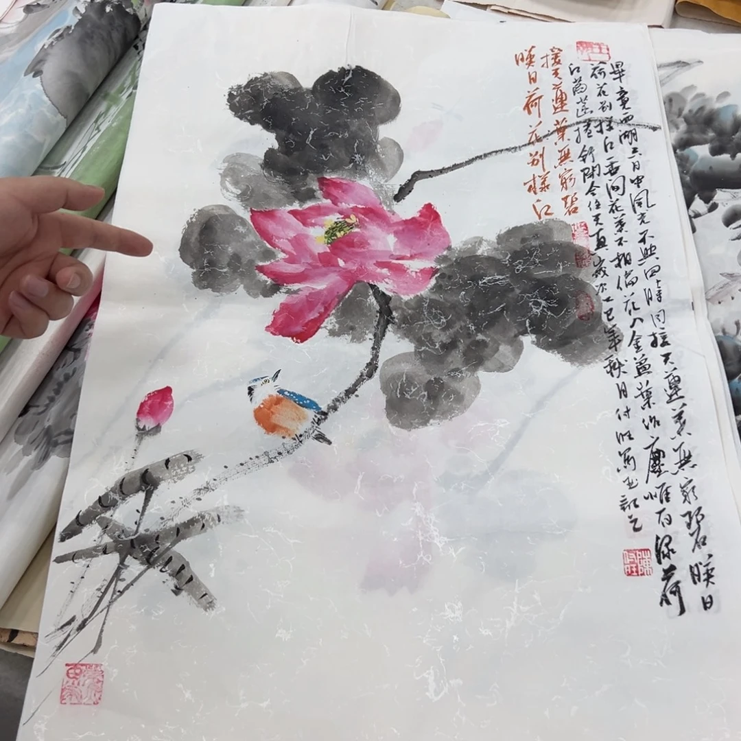 国画卖字画的小老板