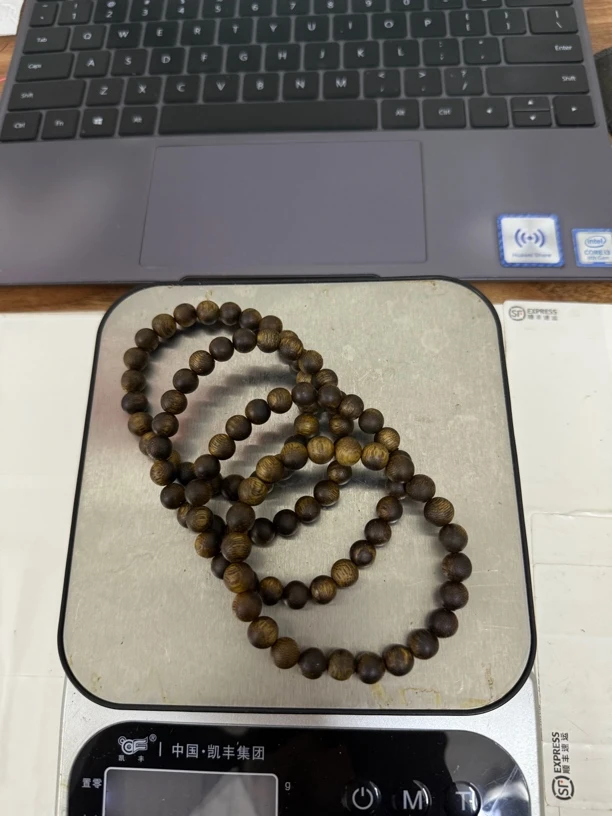 奇楠沉香【圆珠单圈手串】多样性发货1件 0.8