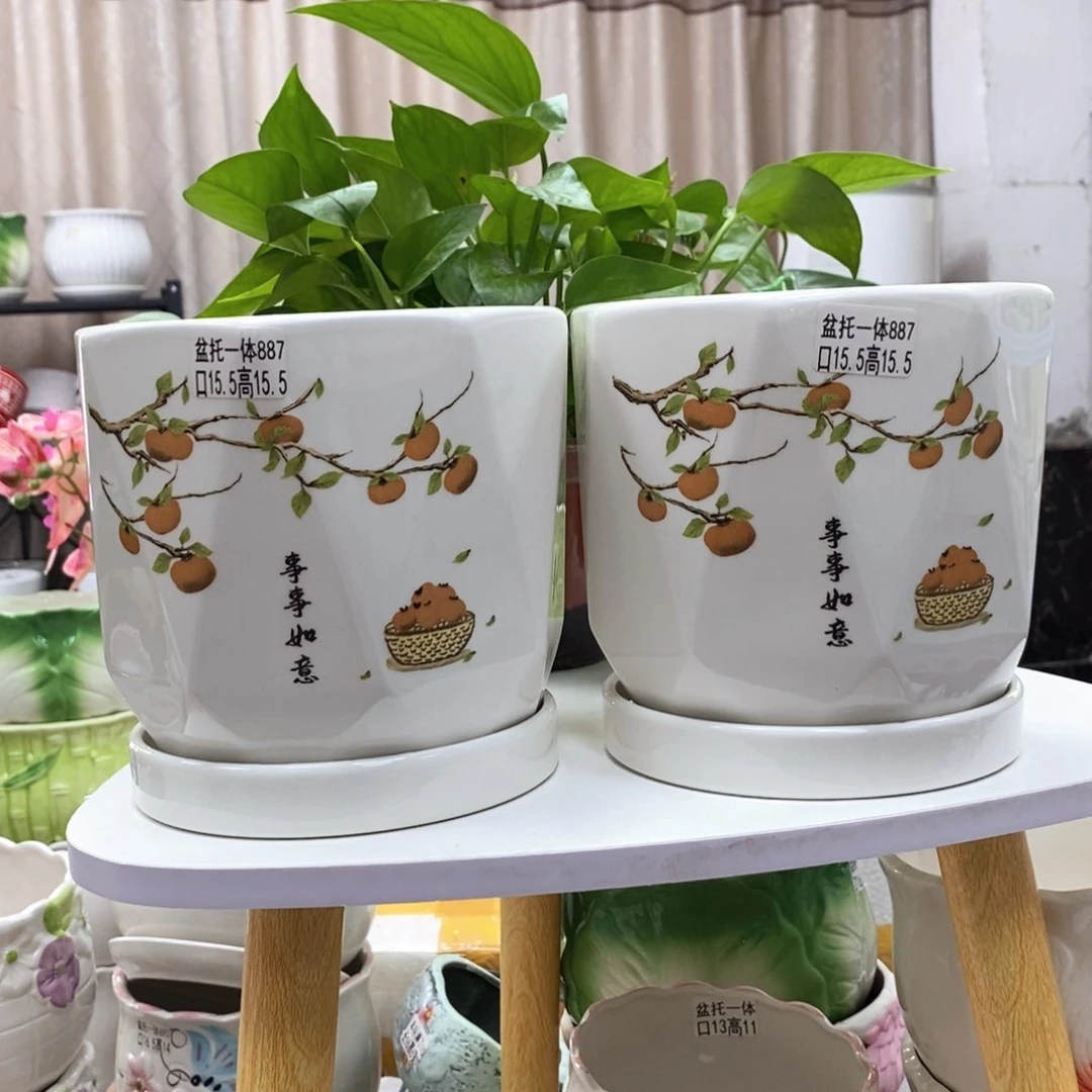 @陶瓷花盆@@5887