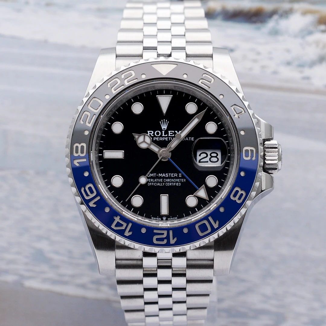 99新 Rolex/劳力士 爱换全套格林尼治II系列126710国米圈40mm男表