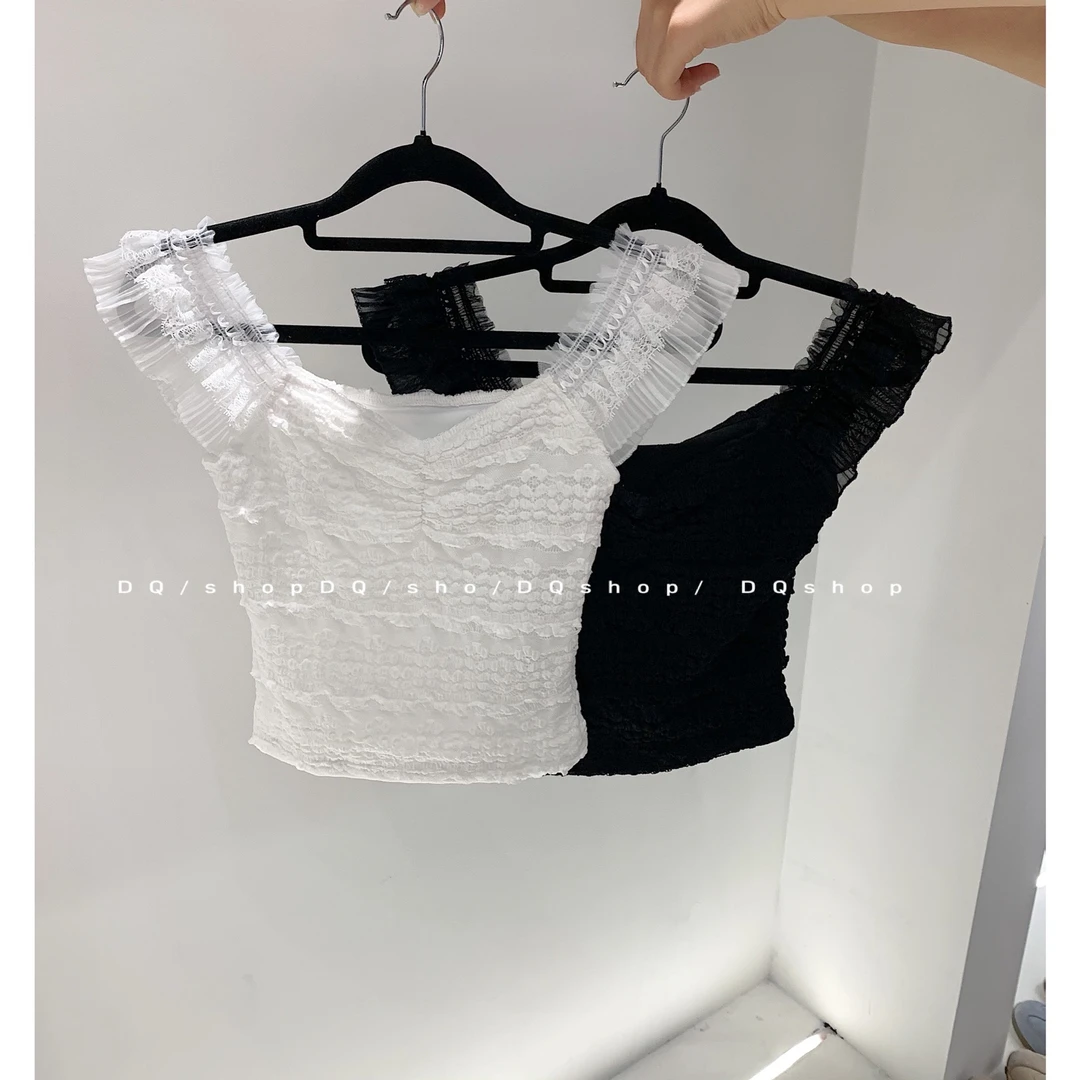 【 心动突击】 韩系小飞袖上衣