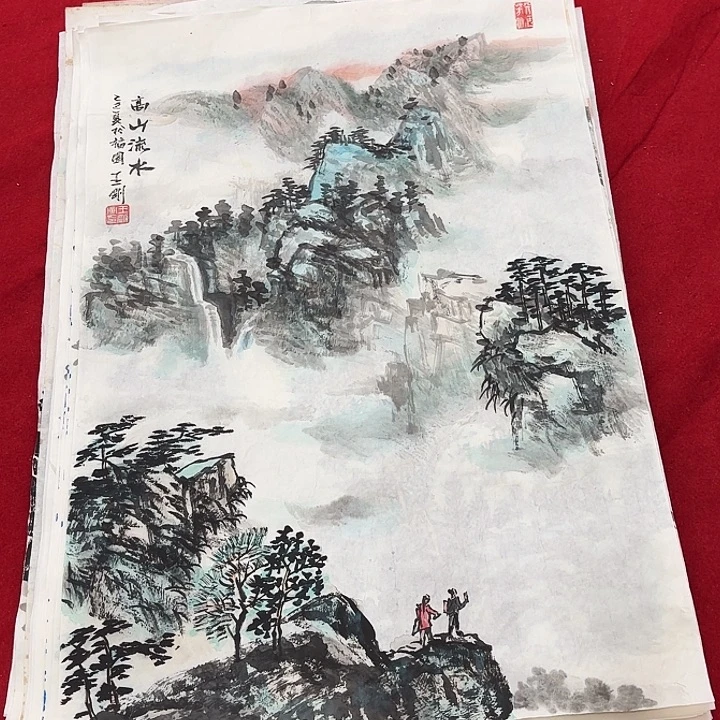 国画花鸟的翅膀是一个巨大