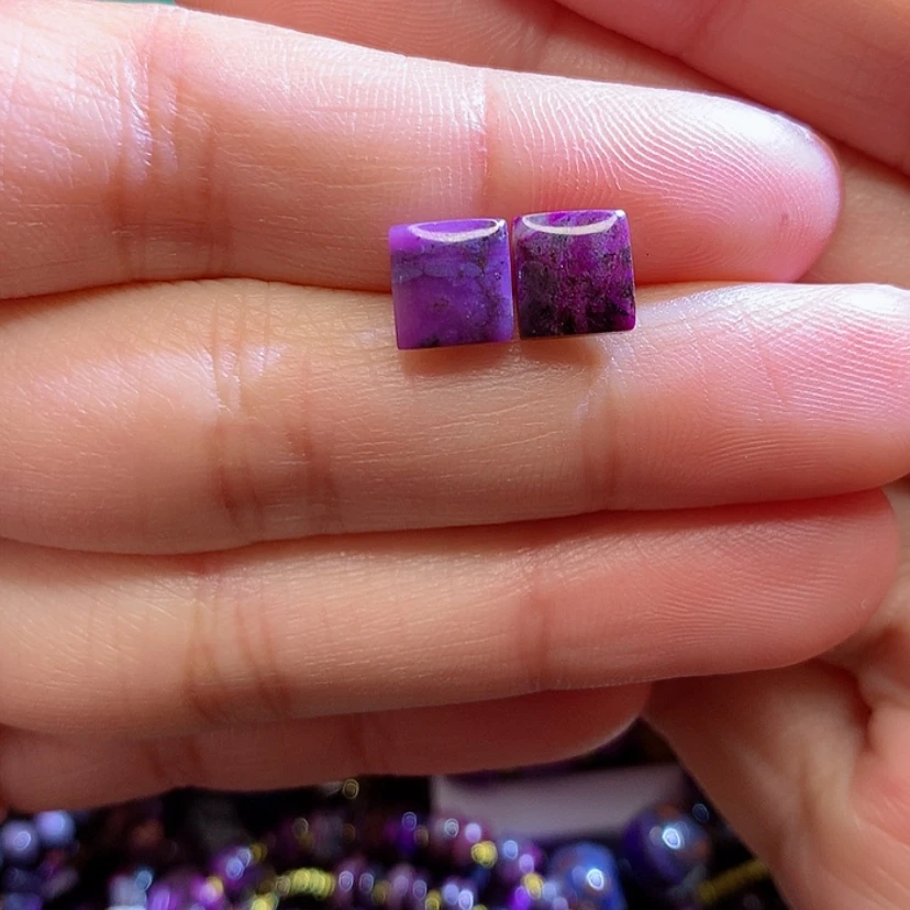 【闪购商品】苏纪石（舒俱来）耳钉银S925镶嵌东*