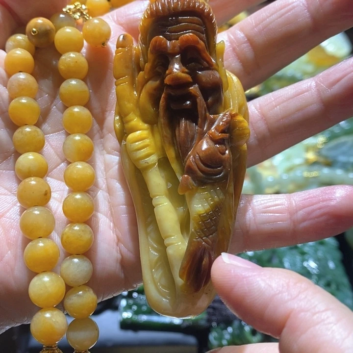 岫玉毛衣链未镶嵌