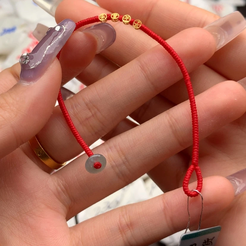 【闪购商品】翡翠手绳未镶嵌楓*頭一