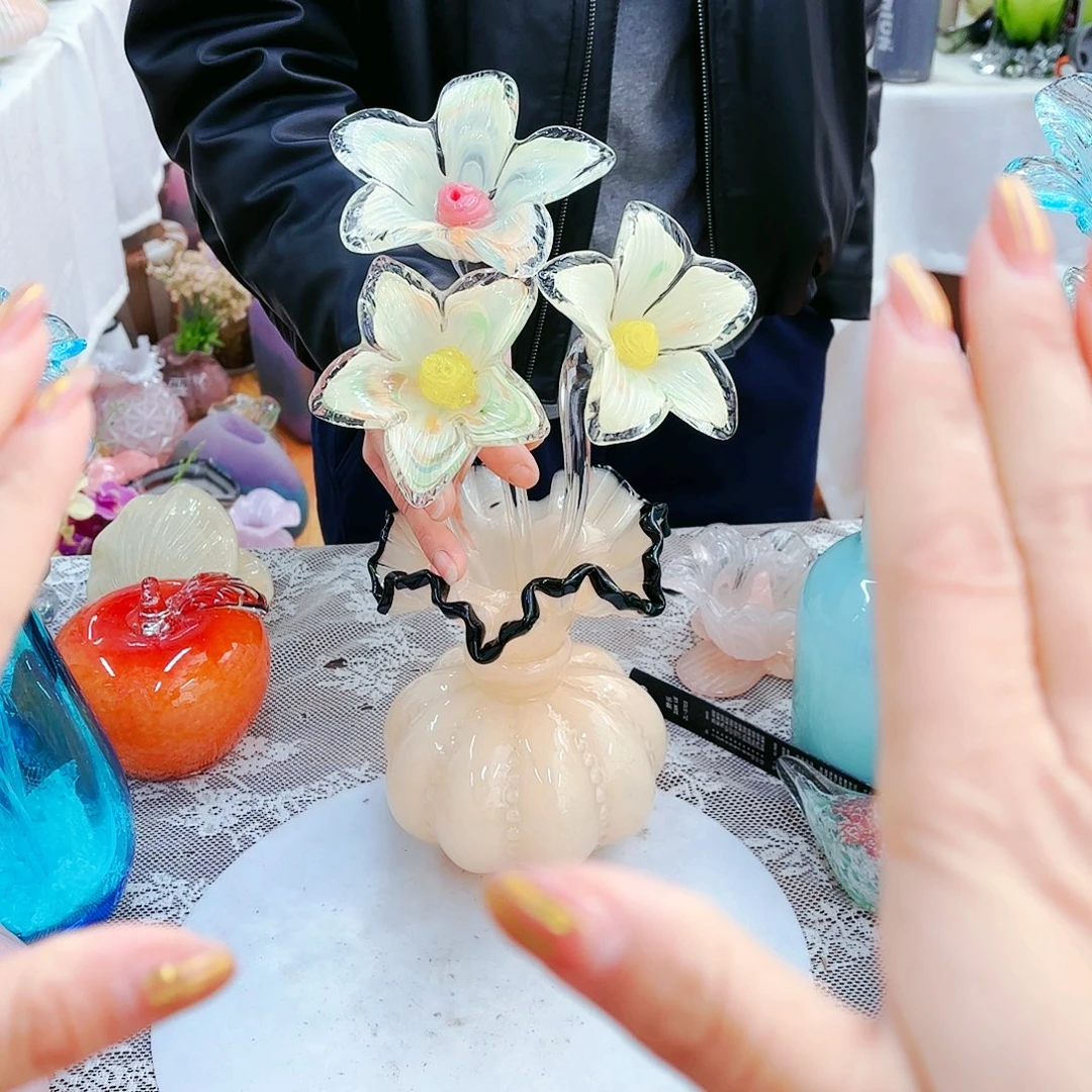 3花1瓶开播福利安妮家花瓶花器摆件