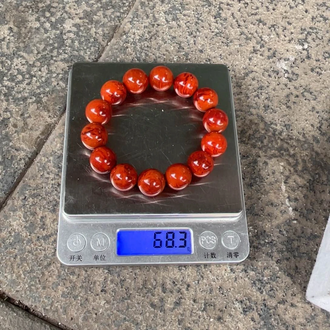 手串未镶嵌南红玛瑙