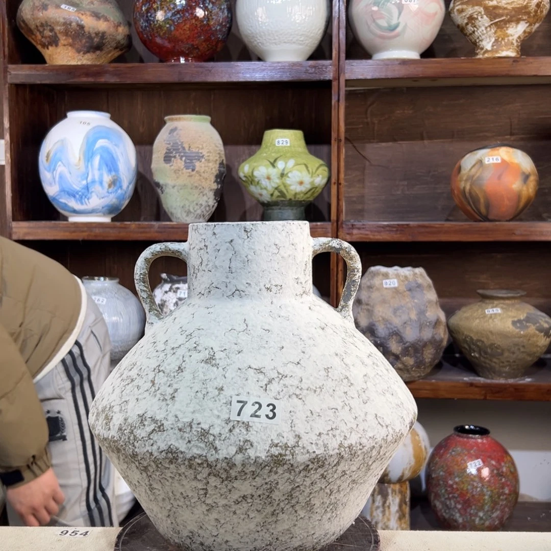 摆件723华庭街上釉色差点没