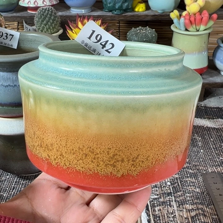 口8 手工花盆满30包邮