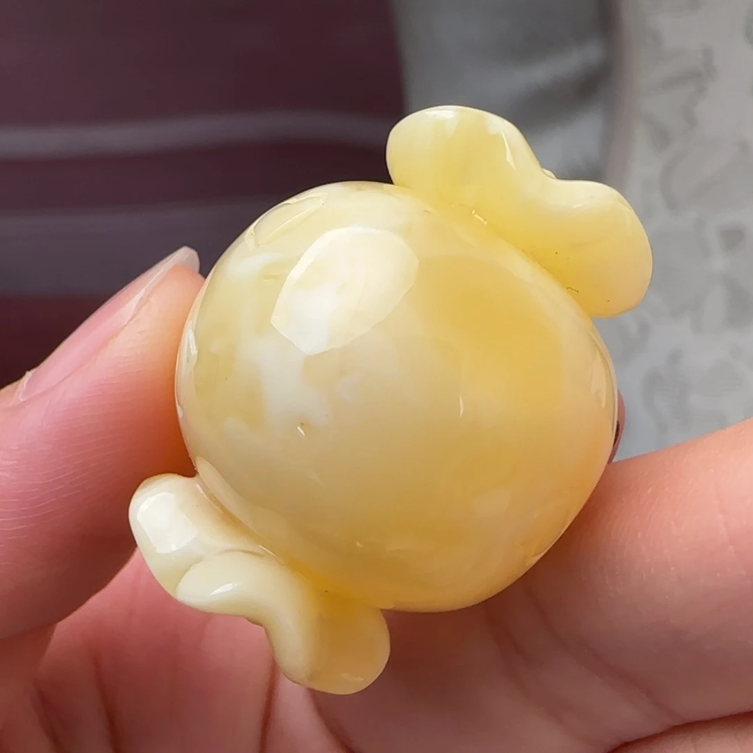 未镶嵌虫珀裸石糖果