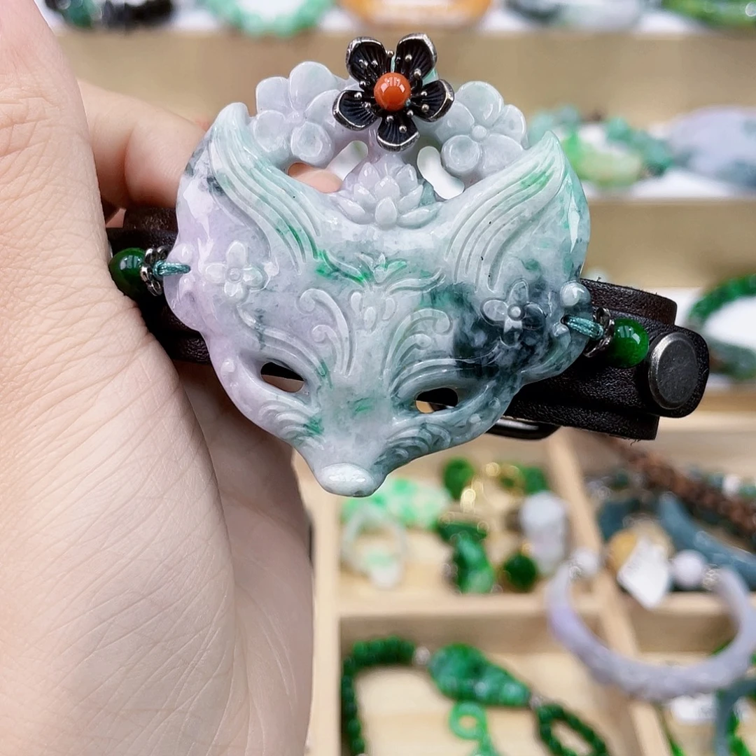 醉***遥翡翠未镶嵌手链手链