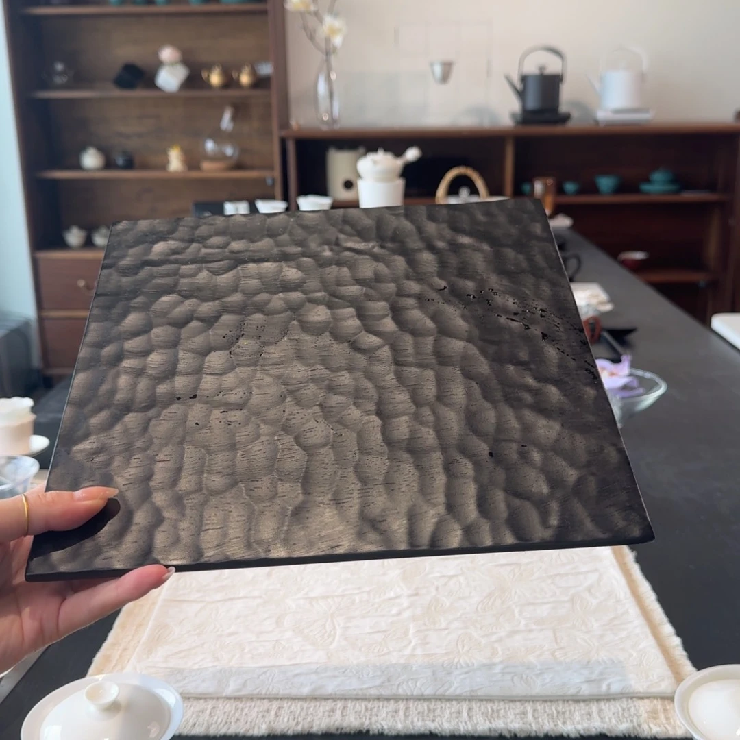 新品 山海纹正方形茶盘27*27
