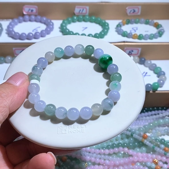 翡翠未镶嵌手串58