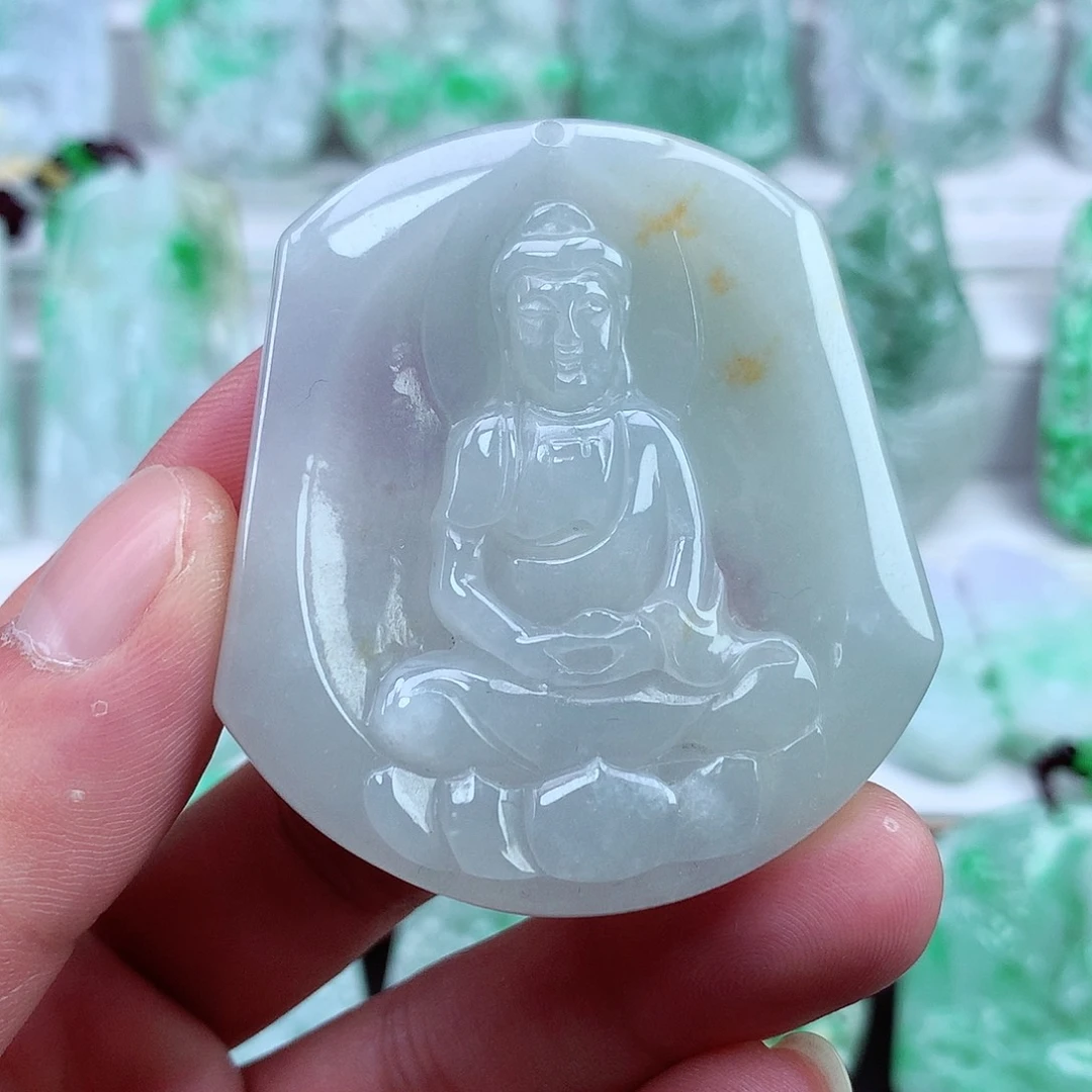 翡翠未镶嵌颈饰翡翠吊坠