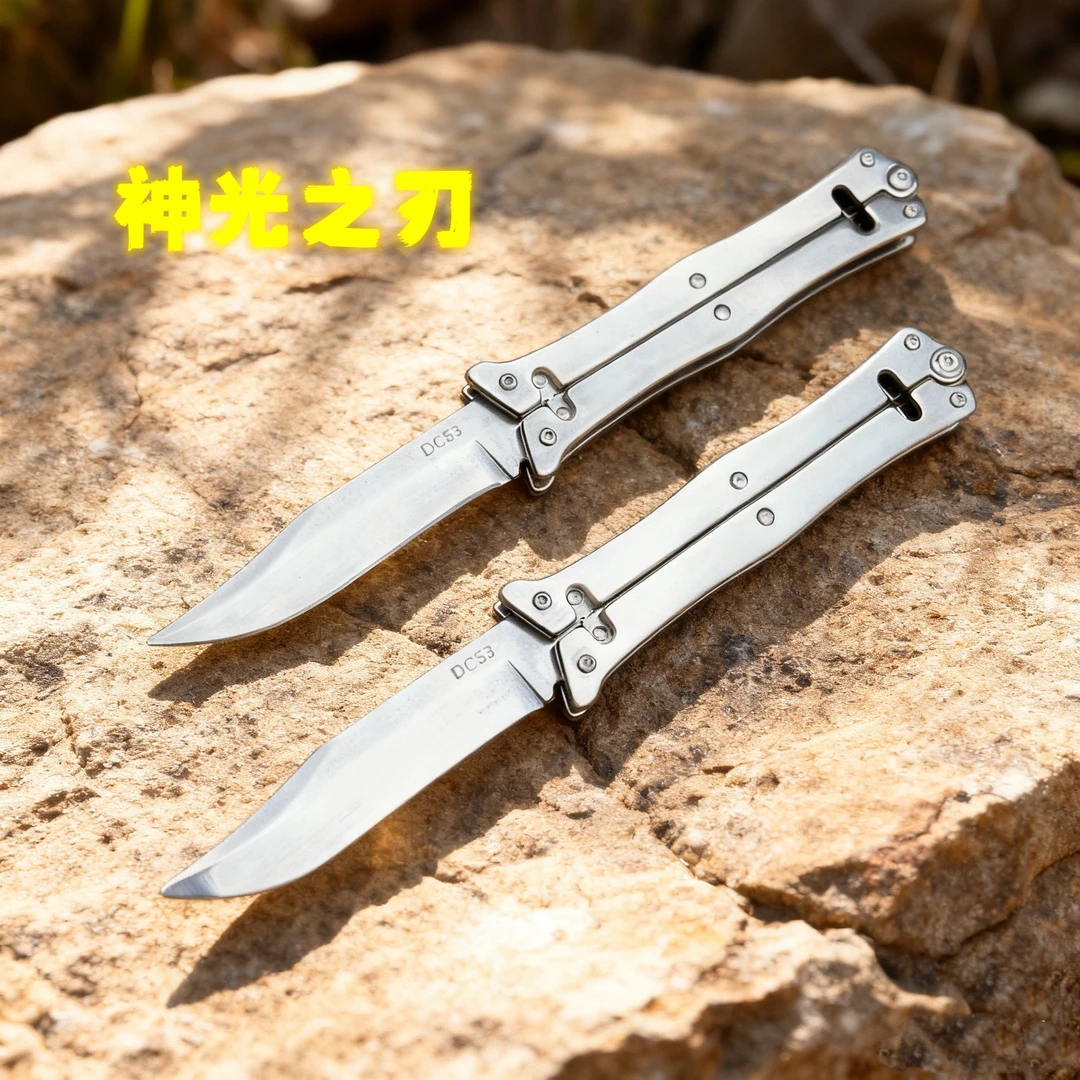 【机械神光】水果刀削皮刀小刀快递刀野外生存专用折叠刀