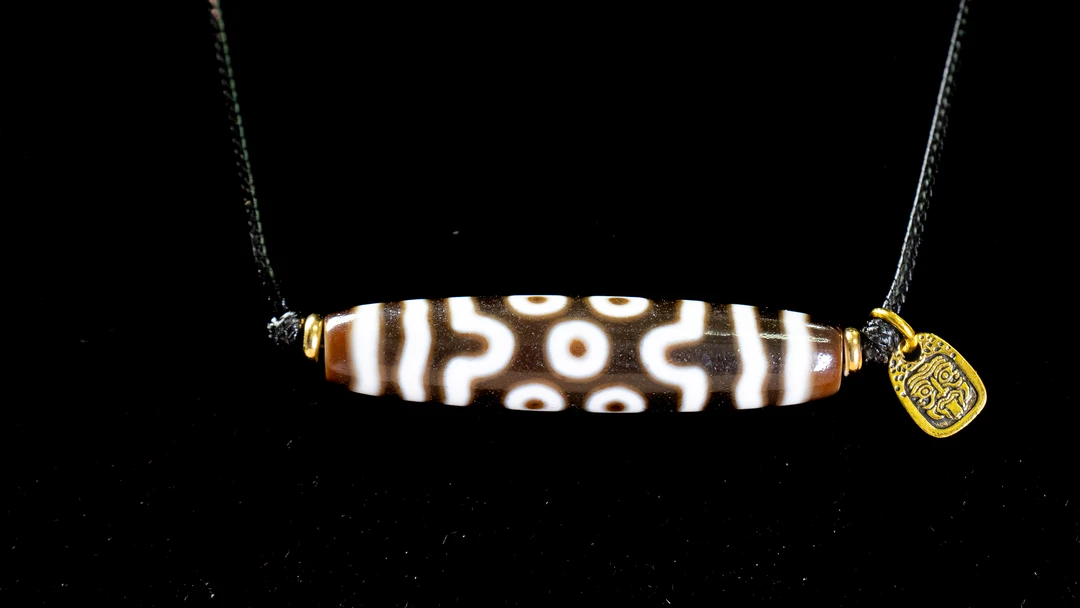 浪淘沙古珠 坦诚七眼黑白全品无瑕疵