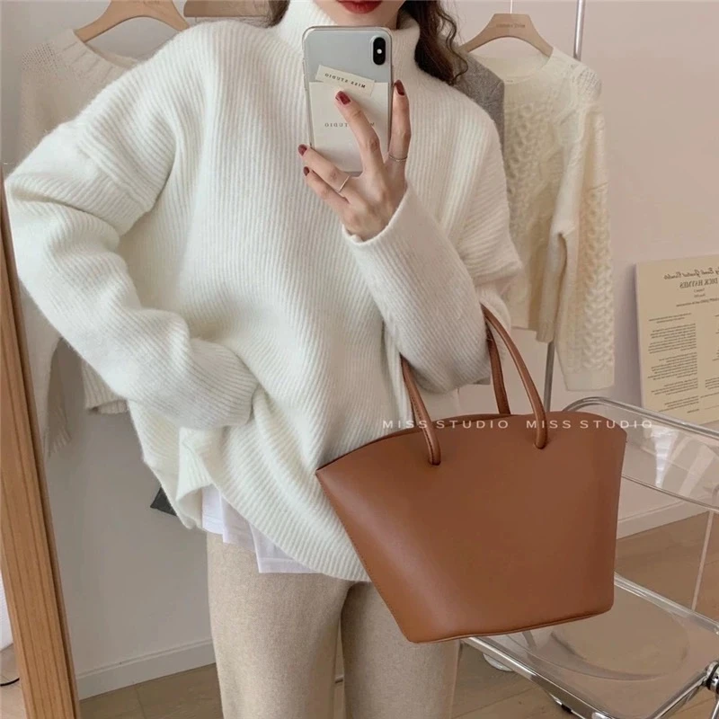 经典高领厚款秋冬毛衣30020