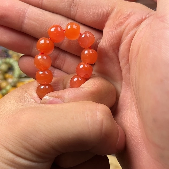 小***胖玛瑙/玉髓未镶嵌手链50762