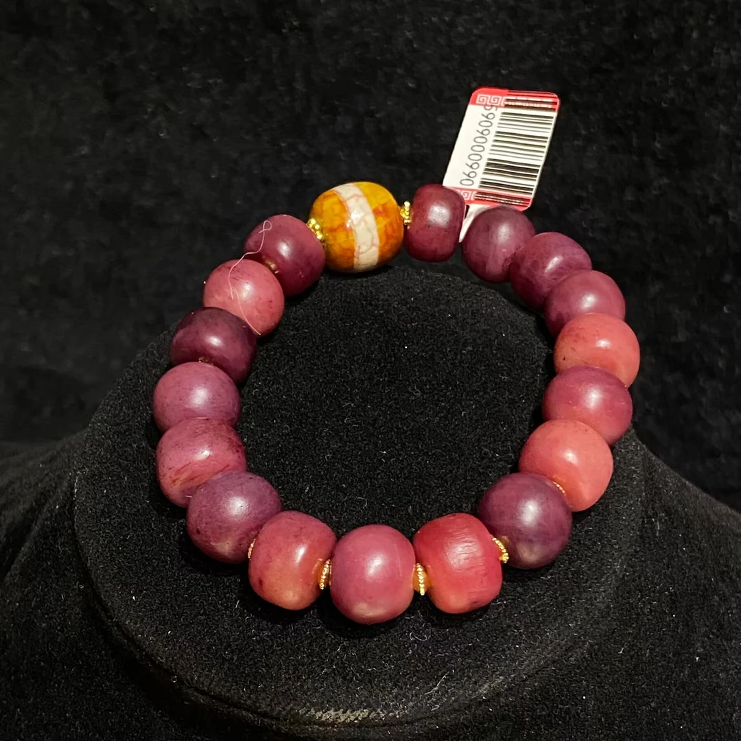 非金属珐琅手链 K5886  红色精品椭圆手链时尚精美