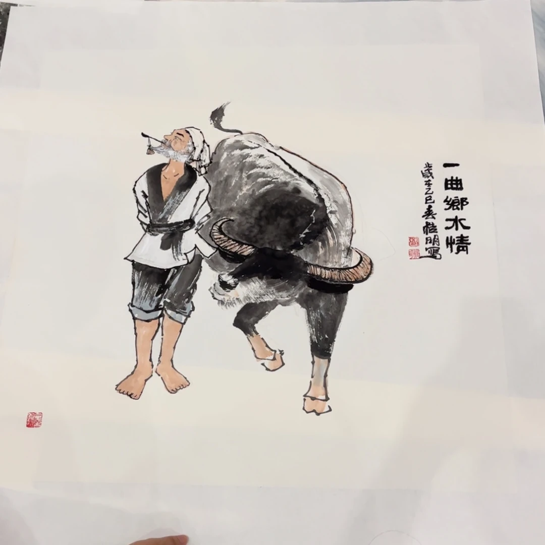 国画ZH精品手绘单幅任发