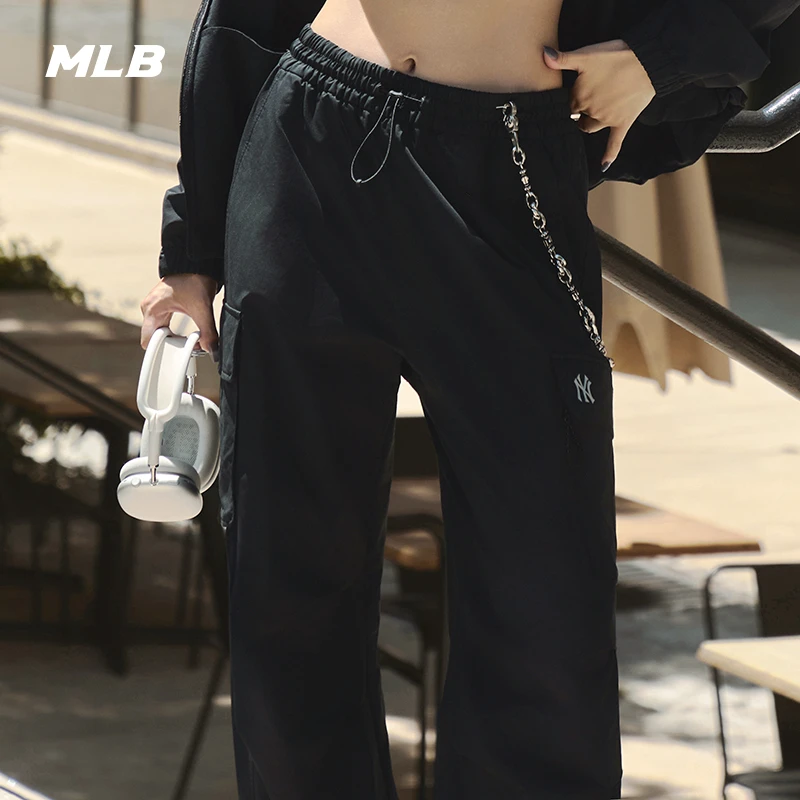 MLB官方 张康乐同款大口袋工装梭织裤运动长裤25秋新款WPB04