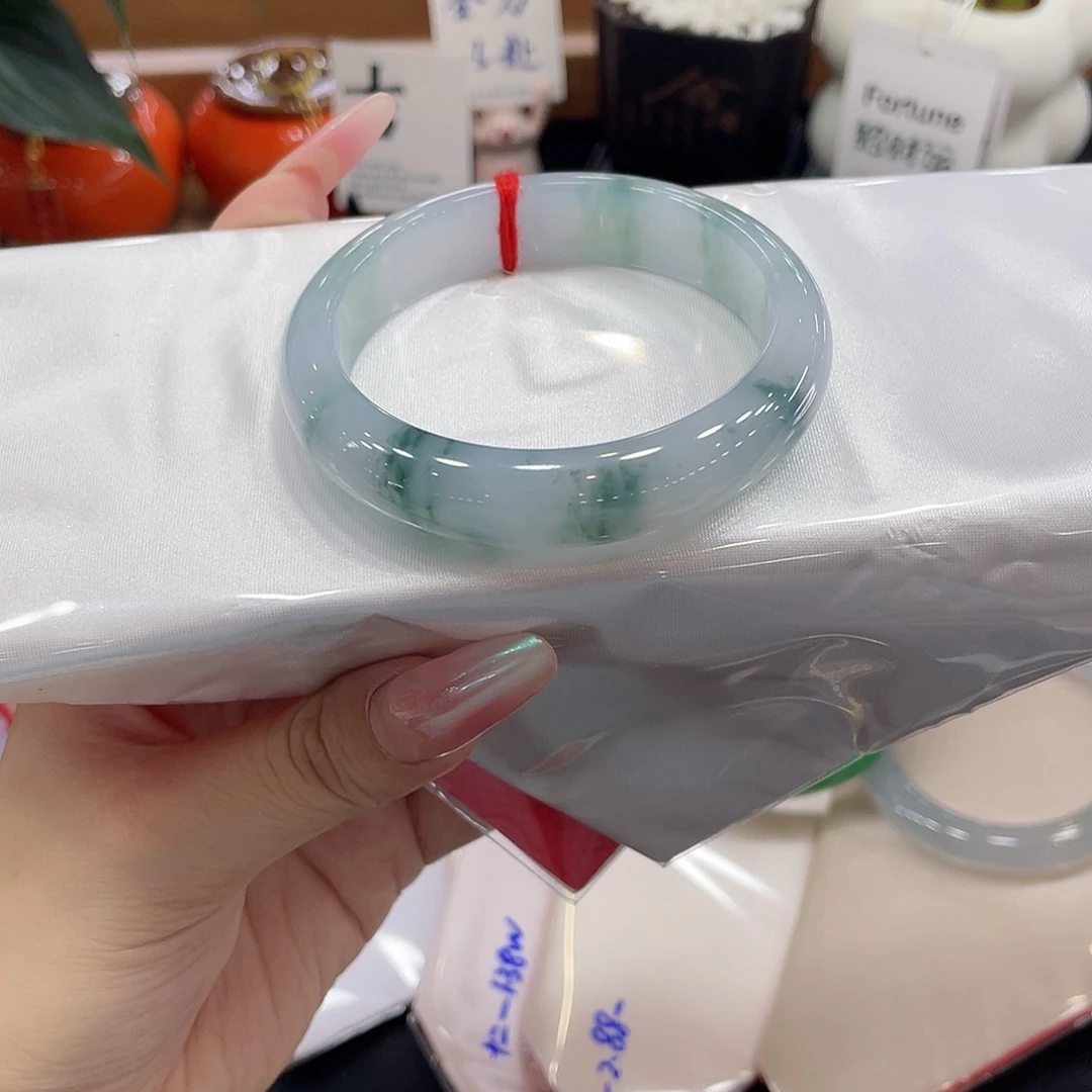 翡翠未镶嵌手镯天然缅甸A货翡翠