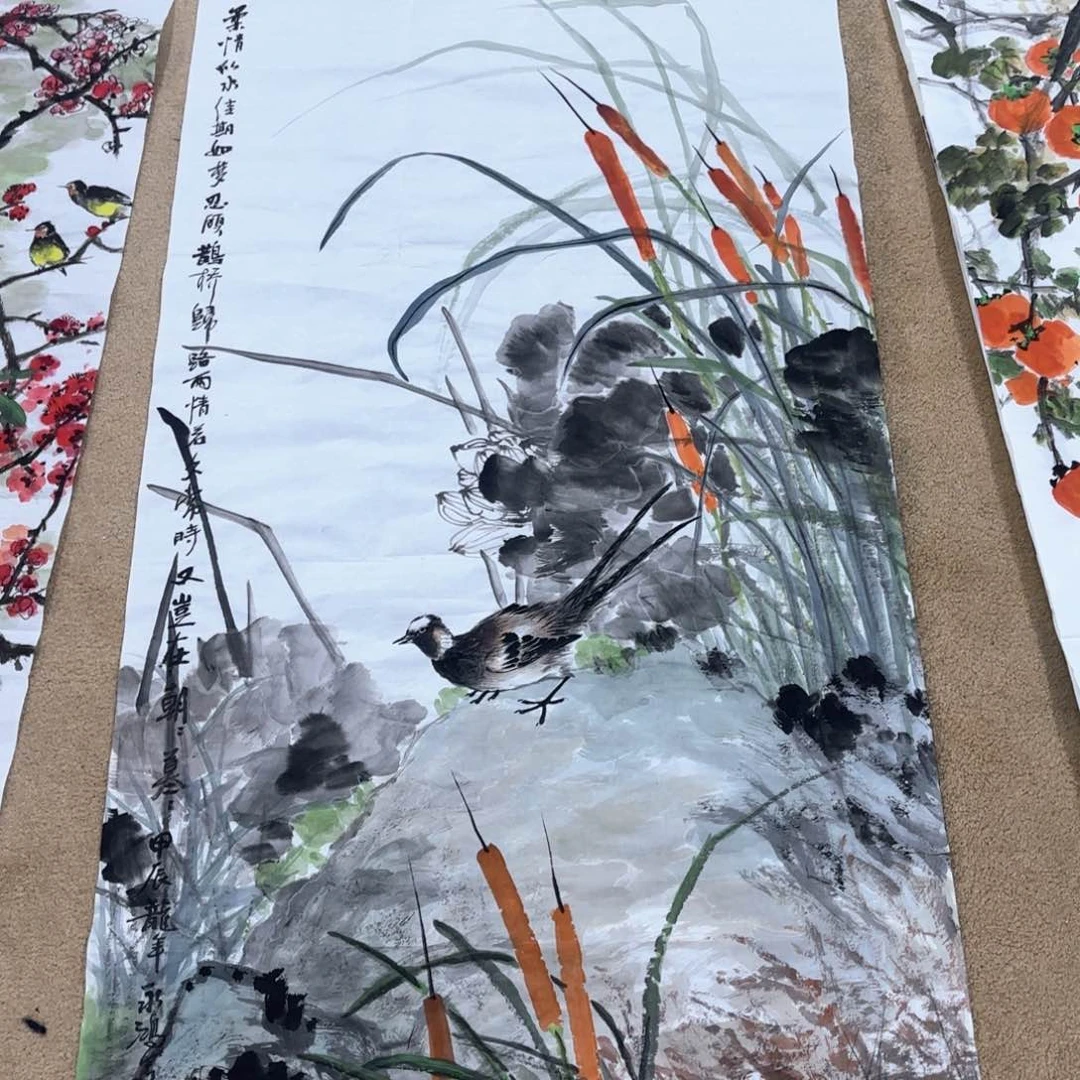 国画王永鸿4尺花鸟马