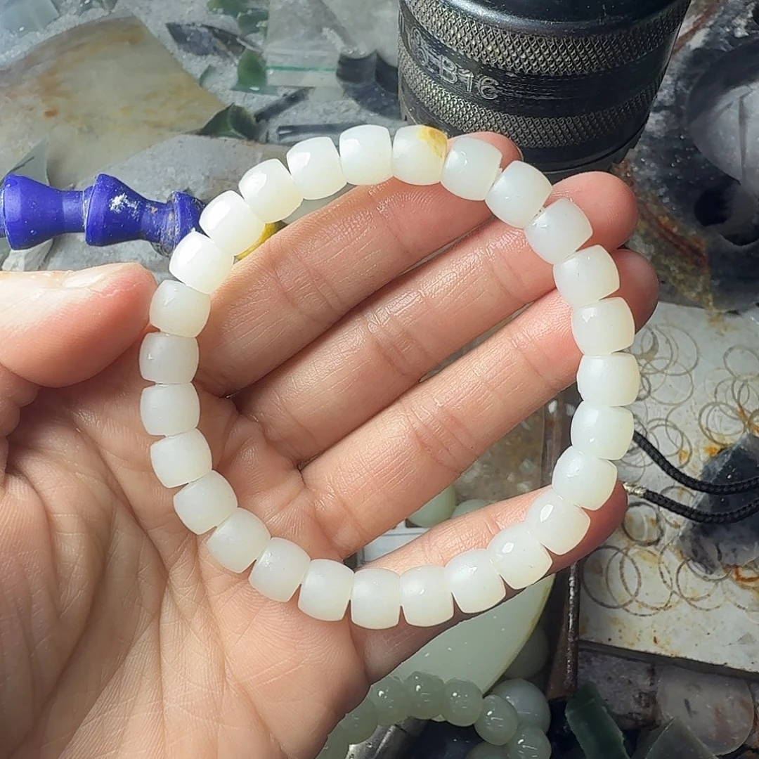 和田玉未镶嵌手链