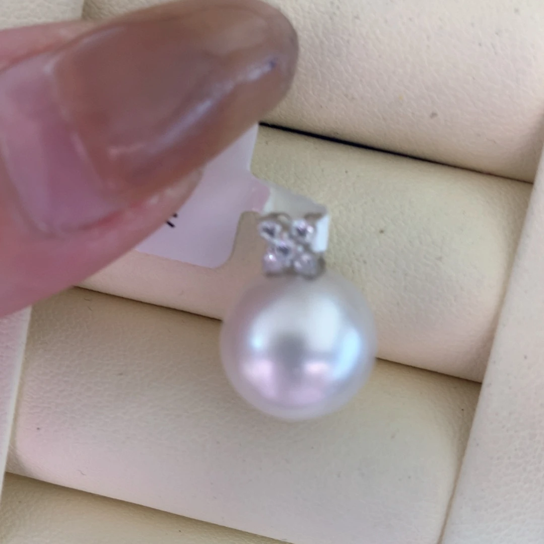 海水珍珠18K金镶嵌颈饰