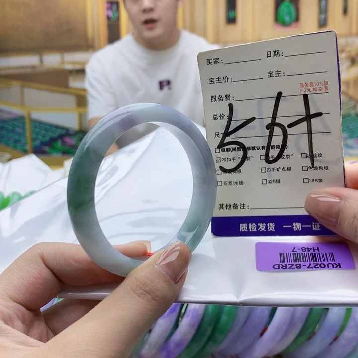 翡翠未镶嵌手镯00……