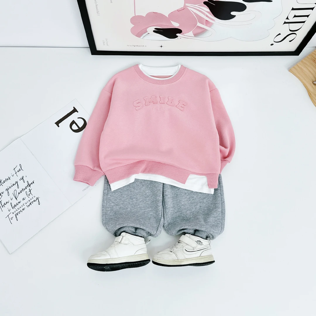 儿童卫衣长袖2025秋新款秋装男童春秋上衣 FB25249 悠悠童话童装