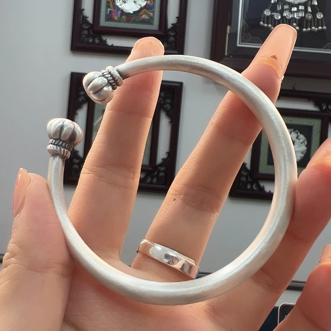 足银无非金属无足银猫眼手镯39.