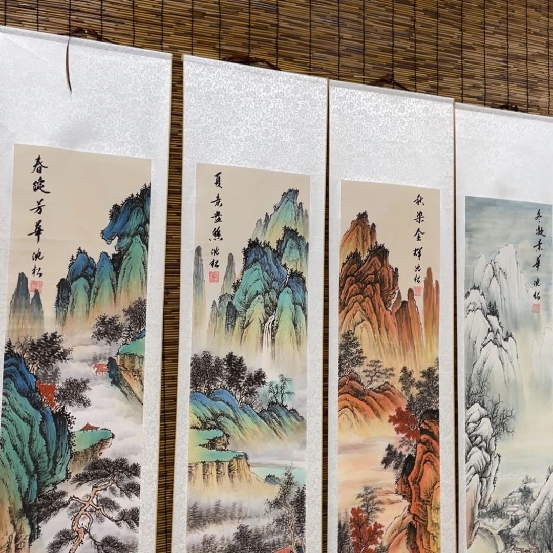 美***姨国画老师手笔手绘作品n