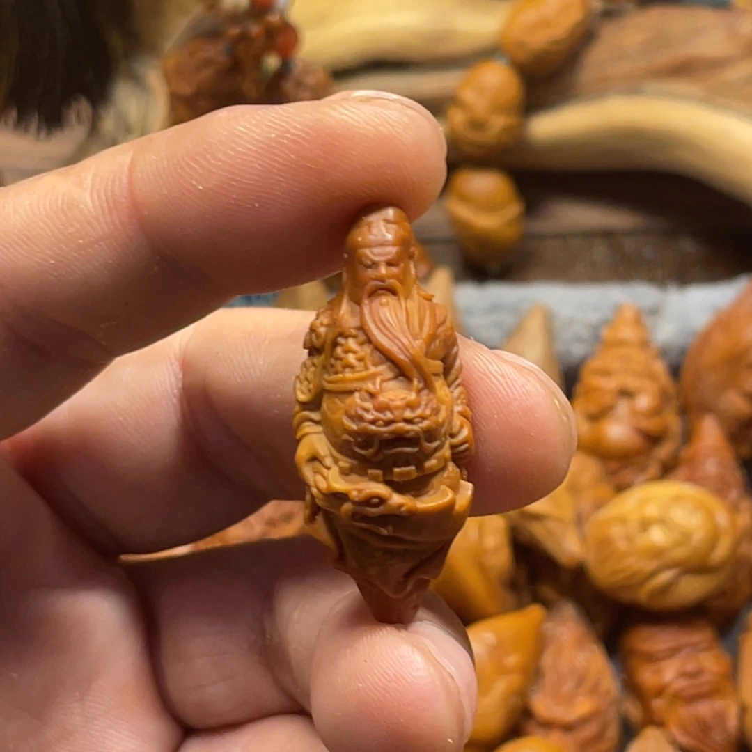 橄榄核手串/手链站立关公076