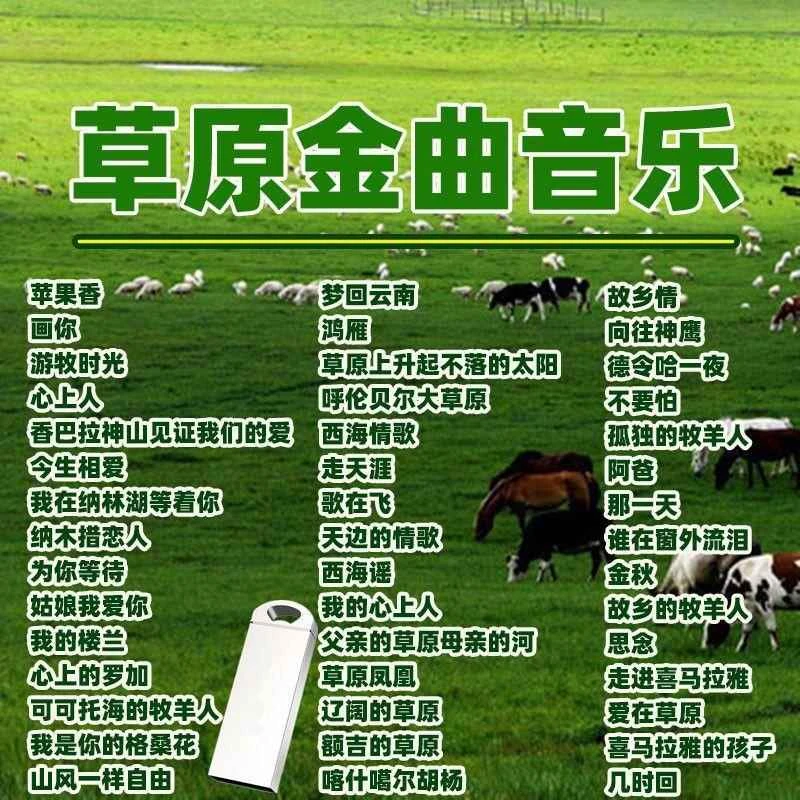 草原歌曲车载u盘高音质大草原音乐实力唱将合集车用MP3草原歌