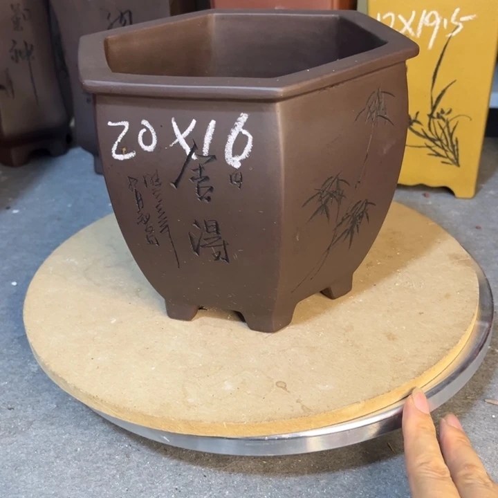 紫砂花盆紫砂花盆